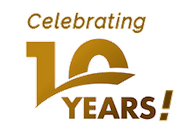 10 years logo